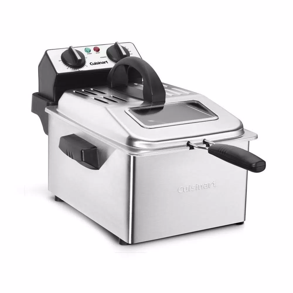 Cuisinart 4 Qt. Stainless Steel Deep Fryer with 1500-Watt Heating Element