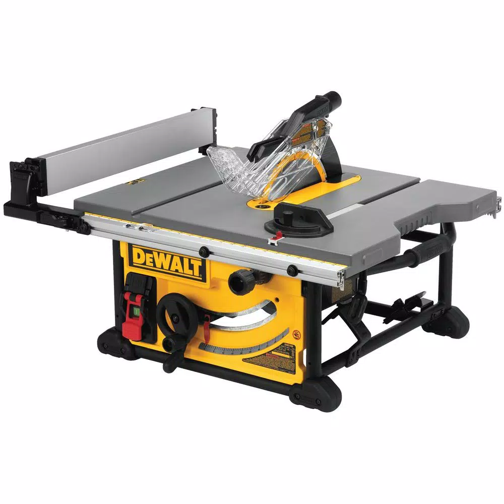 DEWALT 10 in. Jobsite Table Saw with Scissor Stand, 15 Amp Corded Power Tool