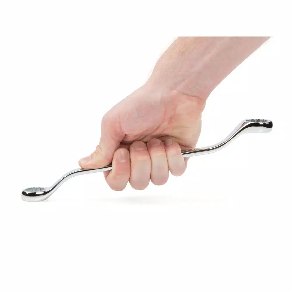 TEKTON 3/4 in. x 13/16 in. 45° Offset Double Box End Wrench