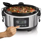 Hamilton Beach Stay or Go 5 Qt. Stainless Steel Programmable Slow Cooker thumbnail 3