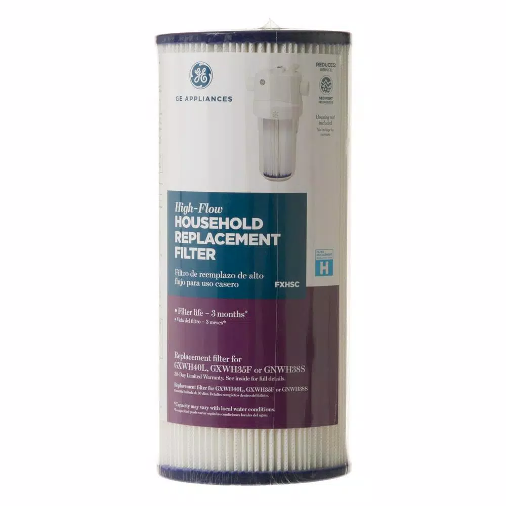 GE Heavy-Duty Whole House Water Filtration System with FXHSC Filter