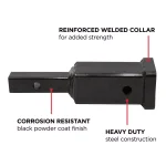 TowSmart Class II to Class III Receiver Adapter - 1-1/4 in Steel Hitch Adapter thumbnail 5