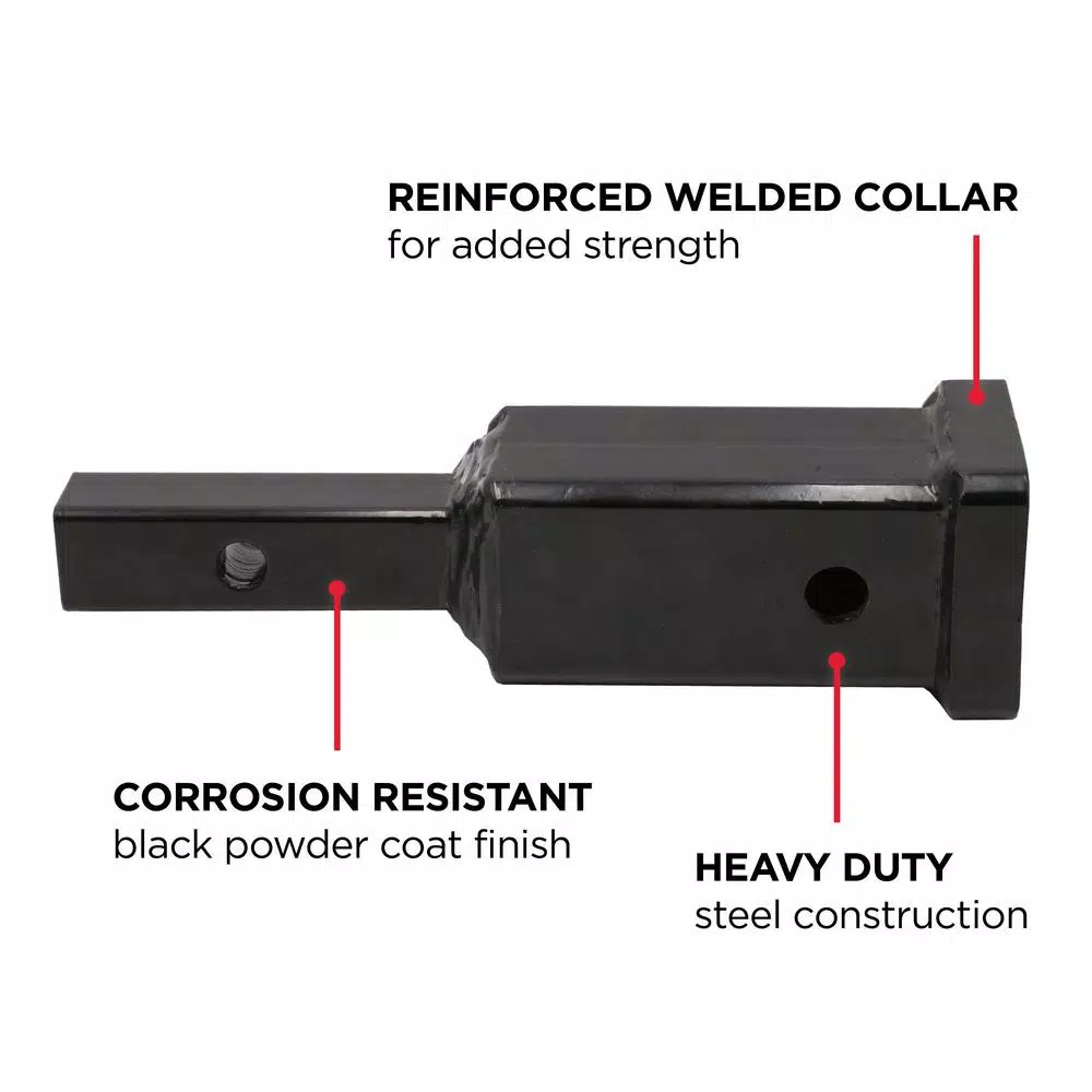 TowSmart Class II to Class III Receiver Adapter - 1-1/4 in Steel Hitch Adapter