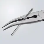 KNIPEX 11 in. Extra Long Reach Angled Long Nose Pliers thumbnail 6