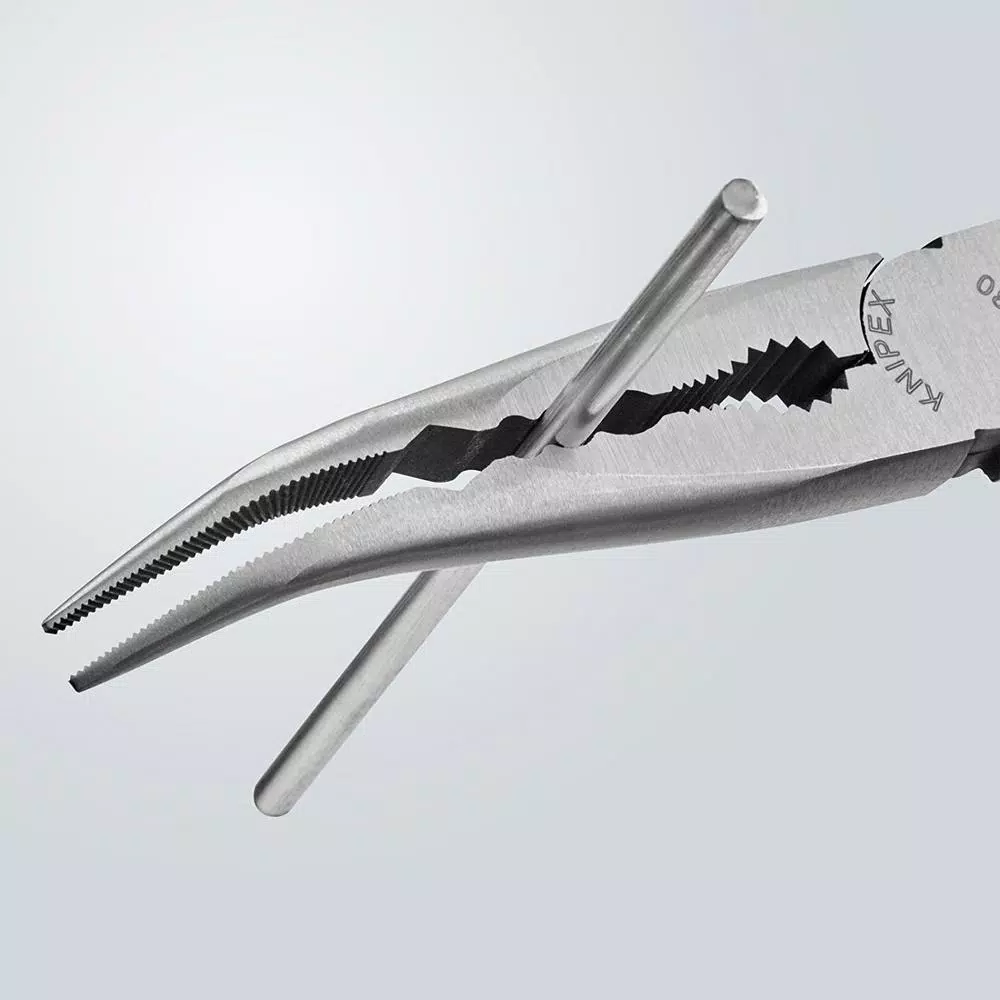 KNIPEX 11 in. Extra Long Reach Angled Long Nose Pliers