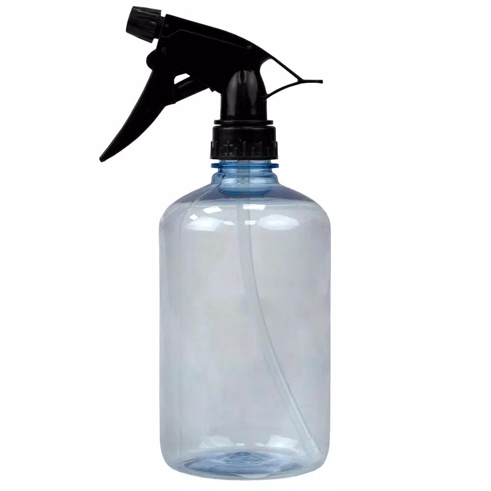 Unbranded 17 oz. Clear Plastic Spray Bottle - Multi-Purpose Empty Mister for Cleaning, Detailing, and Hair Care