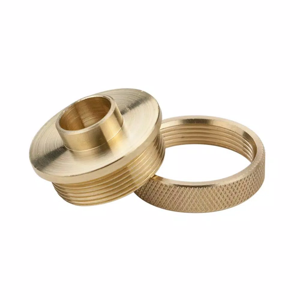 POWERTEC Short Shank Guide Bushing and Nut Set for Porter-Cable Style Router Bases