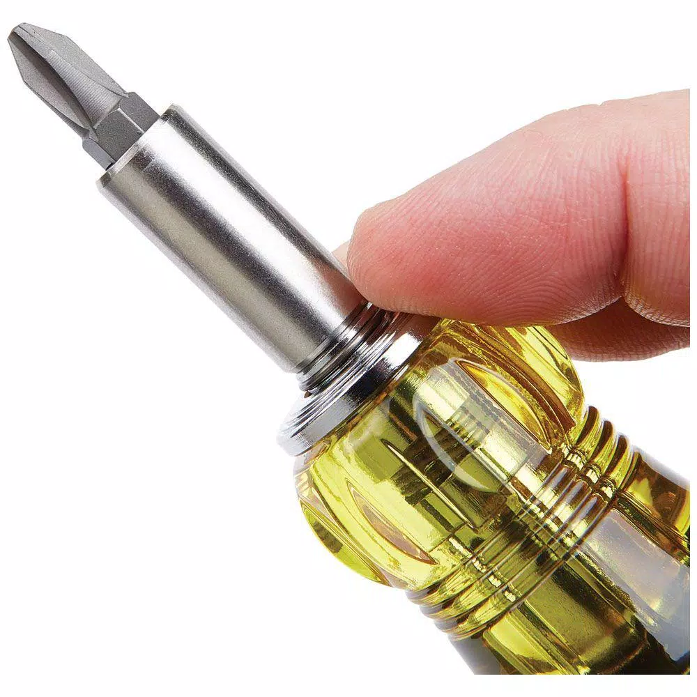 Klein Tools 14-in-1 Multi-Bit Adjustable Length Screwdriver with Impact Rated Blade