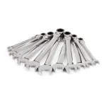 TEKTON 12-Piece Metric Flex-Head Ratcheting Combination Wrench Set with Pouch, 8-19 mm thumbnail 2