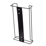 Alpine Industries Quad Capacity Wire Wall Mount Glove Box Dispenser, Black thumbnail 2
