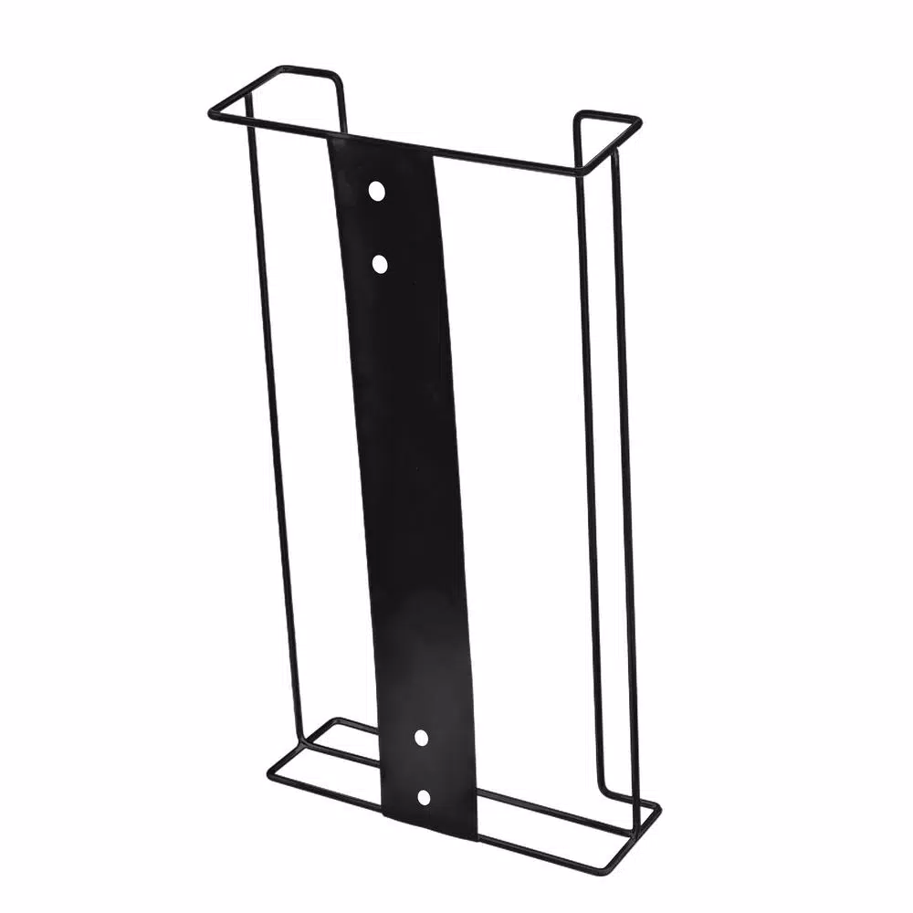 Alpine Industries Quad Capacity Wire Wall Mount Glove Box Dispenser, Black