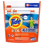 Tide PODS Plus Febreze Sport Odor Defense Laundry Detergent Pods, Active Fresh, 15-Count thumbnail 1