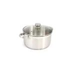 ExcelSteel 7-Piece 18/10 Stainless Steel Cookware Set with Brushed Finish thumbnail 3