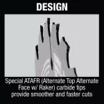 Makita 7-1/4 in. 24T Carbide-Tipped Ultra-Thin Kerf Framing Circular Saw Blade (10-Pack) thumbnail 7
