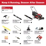 Troy-Bilt 21 in. 159 cc Gas Self-Propelled Walk Behind Lawn Mower with TriAction Cutting System thumbnail 2