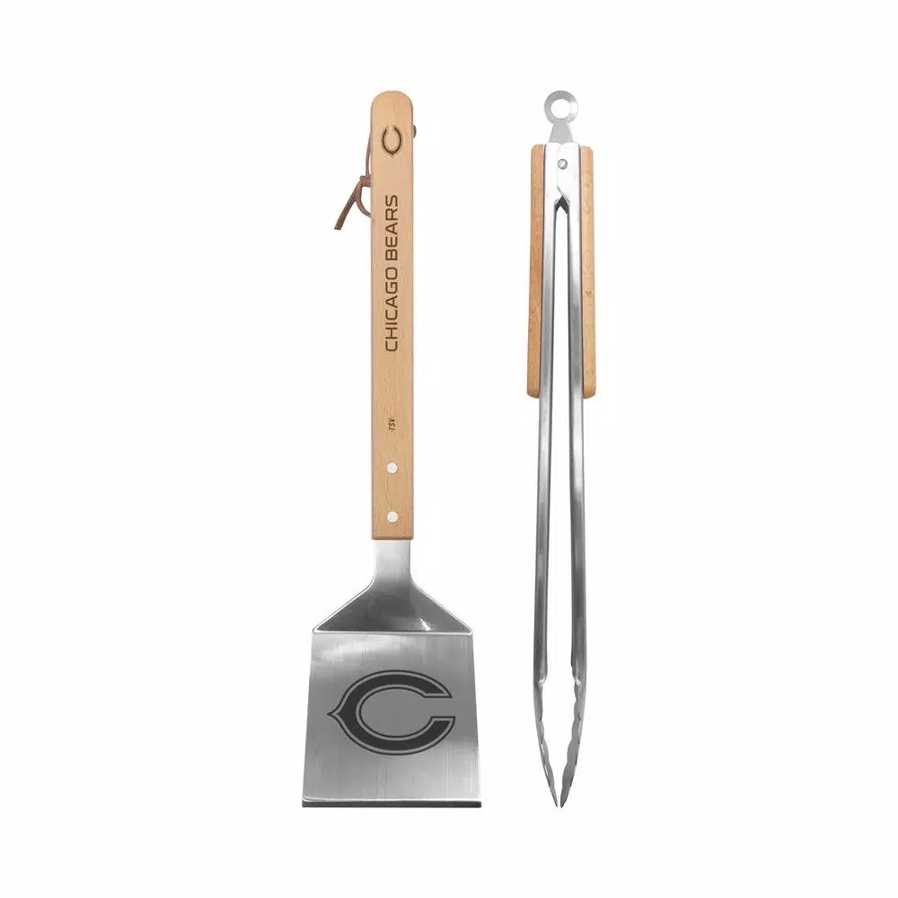 sportsvault The Sports Vault Chicago Bears 2-Piece BBQ Utensil Set