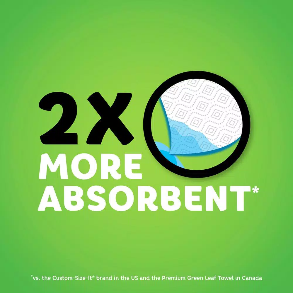 Bounty Select-A-Size White Paper Towels, 12 Double Rolls