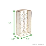 Mind Reader Rose Gold Mesh K-Cup Storage Rack - 30 Capacity Coffee Pod Carousel for Keurig thumbnail 7
