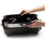 Presto 16 in. Black Cast Aluminum Foldaway Electric Skillet with Glass Lid and Control Master Heat Control thumbnail 5