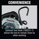 Makita 18V LXT Sub-Compact Brushless 6-1/2 in. Cordless Circular Saw (Tool Only) thumbnail 9