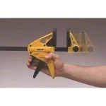 Wolfcraft 2-Pack Professional Quick-Release 1-Hand Bar Clamps and Spreader, 6 in. to 14 in. thumbnail 7