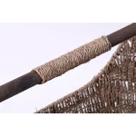 Unbranded Seagrass Magazine and Toilet Paper Holder Basket with Wooden Rod - Natural thumbnail 6