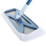 Quickie Hardwood Floor Flat Mop with 48 in. Steel Handle and 360° Swivel Head thumbnail 3
