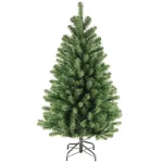 Home Accents Holiday 4.5 ft. North Valley Spruce Unlit Artificial Christmas Tree thumbnail 1