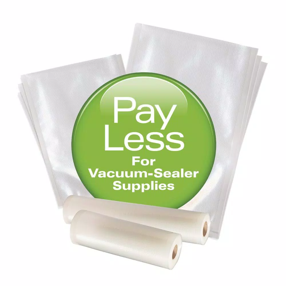 Hamilton Beach NutriFresh Clear Vacuum Sealer Bag Rolls, 7-Roll Multi-Pack