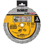 DEWALT FLEXVOLT 7-1/4 in. 24-Teeth Carbide-Tipped Circular Saw Blade, 6-Pack thumbnail 2