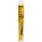 DEWALT 6 in. Bi-Metal Reciprocating Saw Blade, 5/8 TPI, Taper Back (5-Pack) thumbnail 3