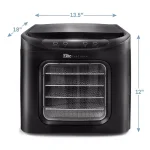 Elite 6-Tier Stainless Steel Mesh Food Dehydrator with Digital Control Panel thumbnail 5