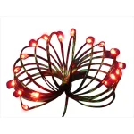 Starlite Creations 9 ft. Red LED Ultra Slim Wire String Lights, 36-Light Battery Operated (Bundle of 2) thumbnail 1