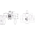 Design House 727966 Satin Nickel Entry Door Lever and Single Cylinder Deadbolt Combo thumbnail 4