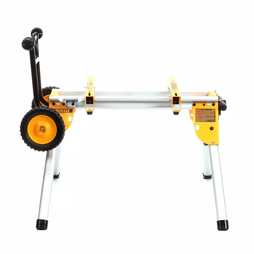 DEWALT 15 Amp 8-1/4 in. Compact Corded Jobsite Table Saw with Heavy-Duty Rolling Stand