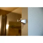 Design House Torino Double Robe Hook in Satin Nickel thumbnail 2