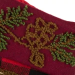 Glitzhome 19 in. Acrylic Plaid Christmas Stockings with Rug Hooked Reindeer and Bear (Set of 2) thumbnail 6