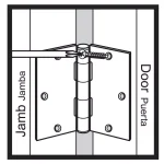 Everbilt 3-1/2 in. x 5/8 in. Radius Matte Black Smooth Action Butt Door Hinge, 3-Pack thumbnail 5