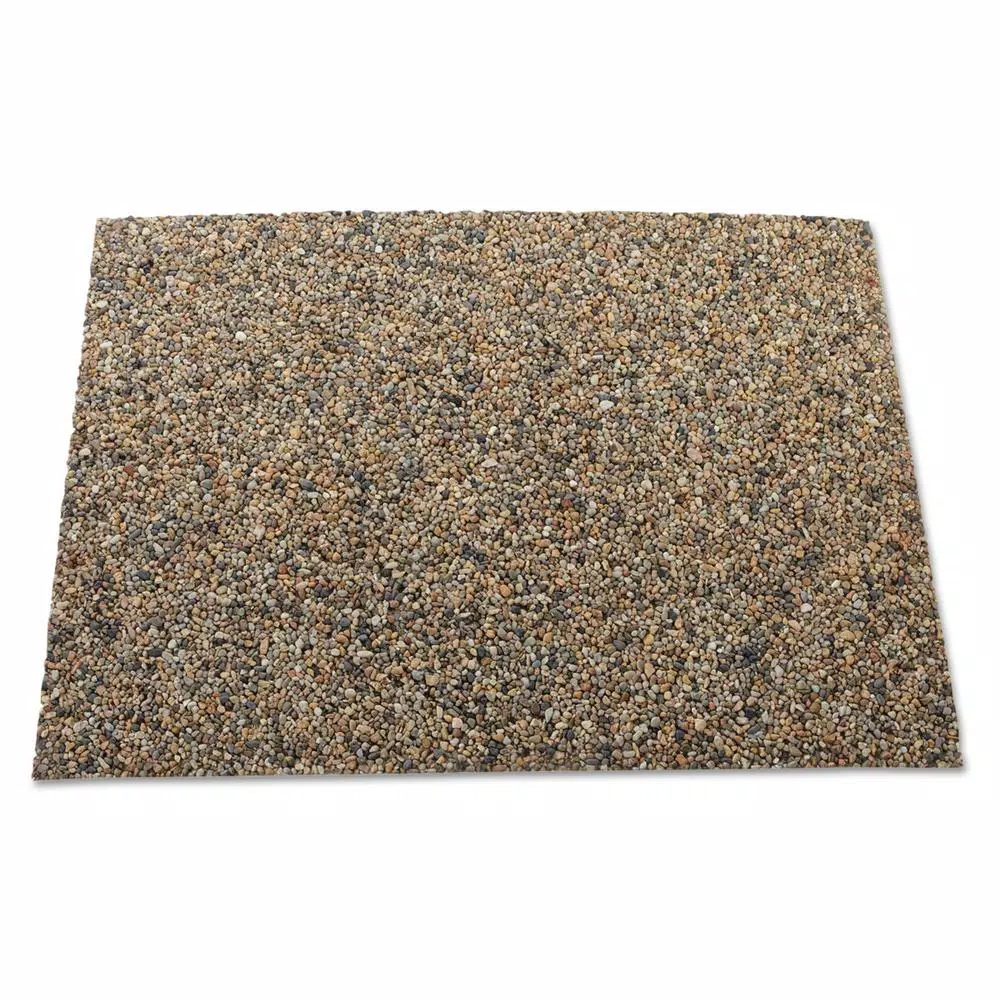 Rubbermaid Commercial Products Rubbermaid Commercial Landmark Series Stone River Rock Panels for 35 Gal. Containers (Case of 4)