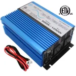 AIMS Power 600W Pure Sine Wave Inverter, 12V DC to 120V AC, ETL Listed thumbnail 1