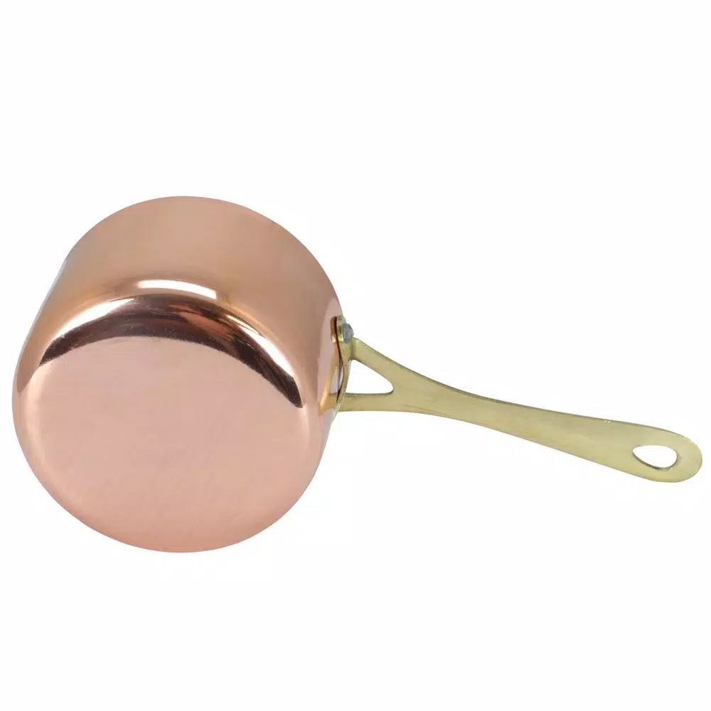 Gibson Home Rembrandt 1 qt. Aluminum Sauce Pan with Copper Plating