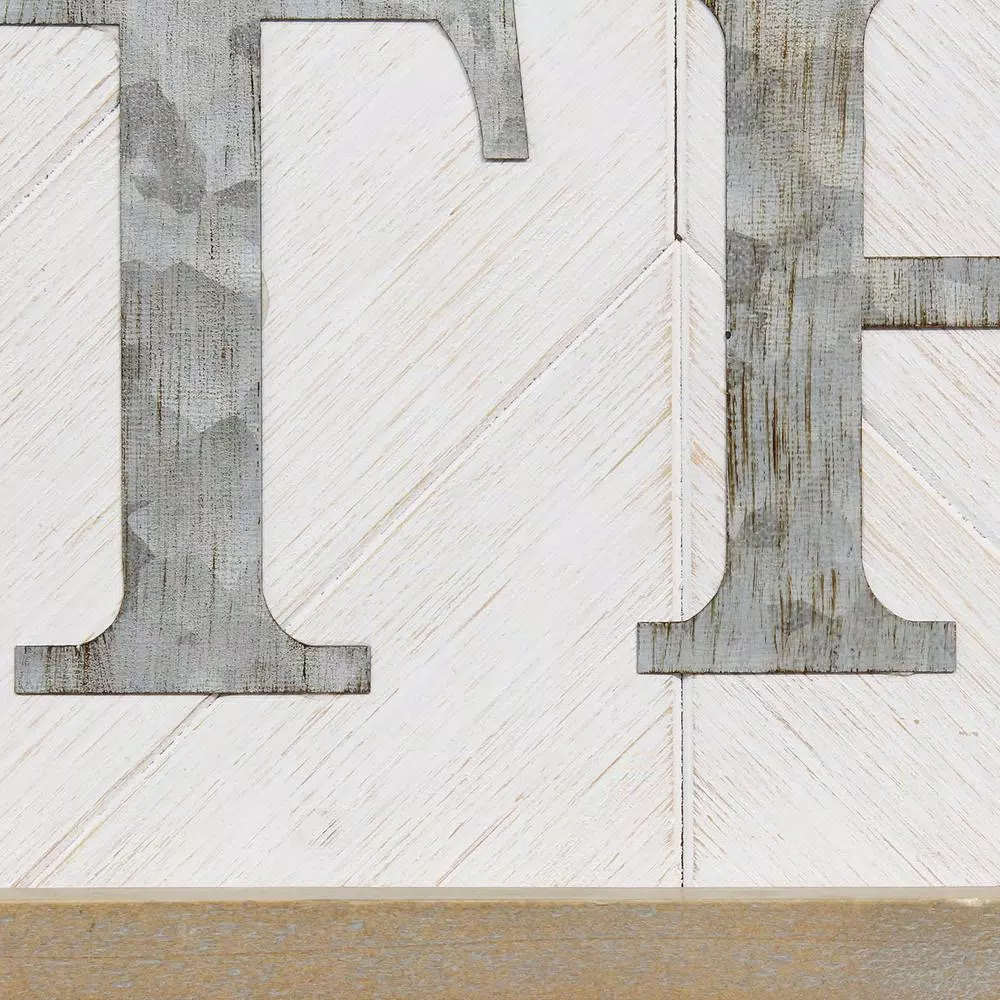 Stratton Home Decor Gather Wooden Wall Decor - Farmhouse Style Handcrafted Sign