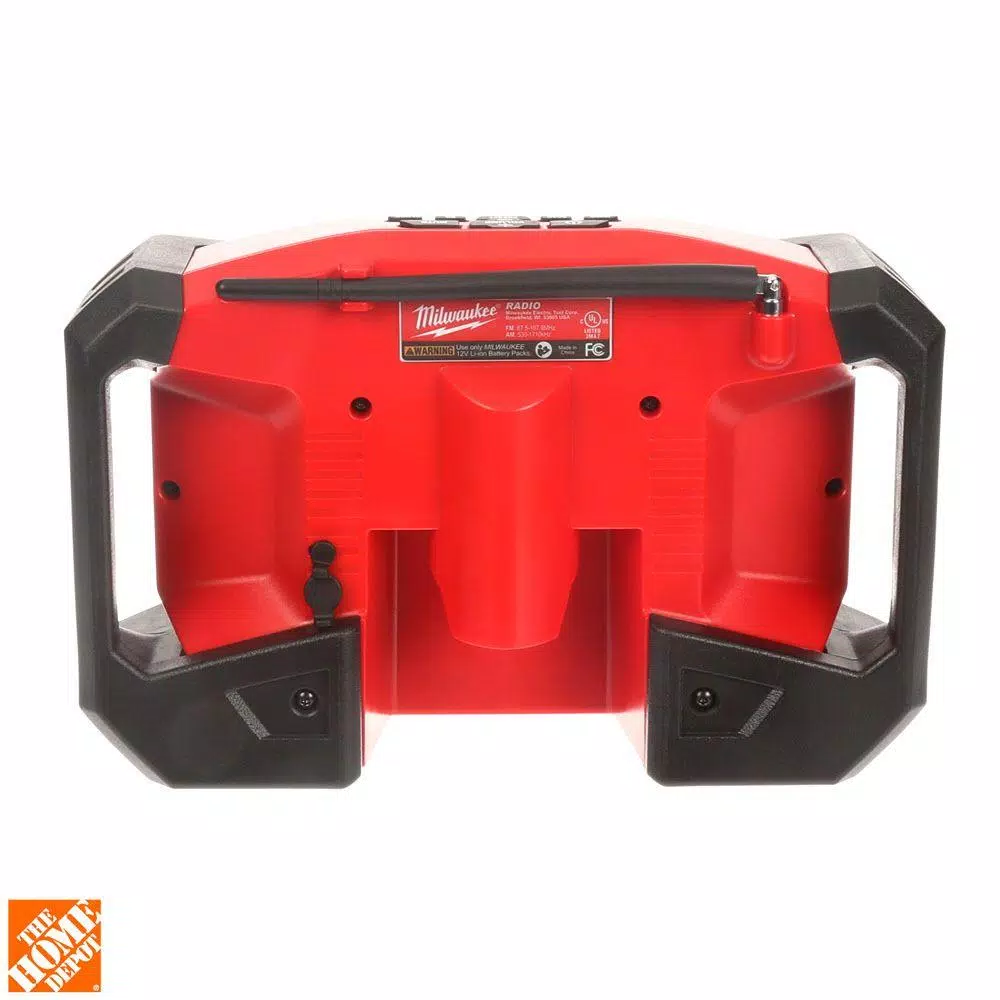 Milwaukee M12 12V Lithium-Ion Cordless Job-Site Radio (Tool-Only)