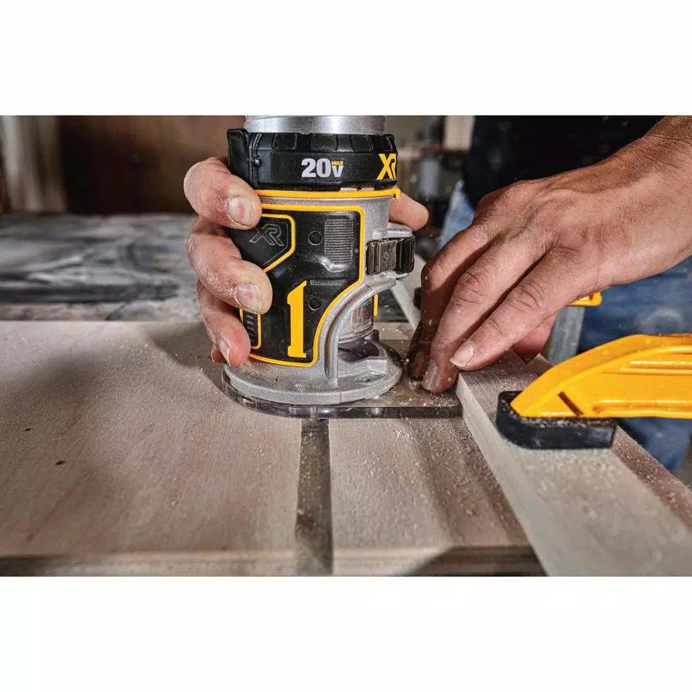 DEWALT DCW600B 20V MAX XR Cordless Brushless Compact Router (Tool-Only)