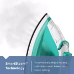 BLACK+DECKER Light 'N Easy Compact Steam Iron, 1200W, Teal thumbnail 3