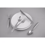 Cambridge Silversmiths Southview Sand 20-Piece 18/0 Stainless Steel Flatware Set, Service for 4 thumbnail 4