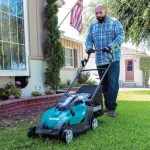 Makita 18V (36V) LXT Cordless Walk Behind Push Lawn Mower Kit, 17 in. Cutting Width, 5.0 Ah Batteries thumbnail 7