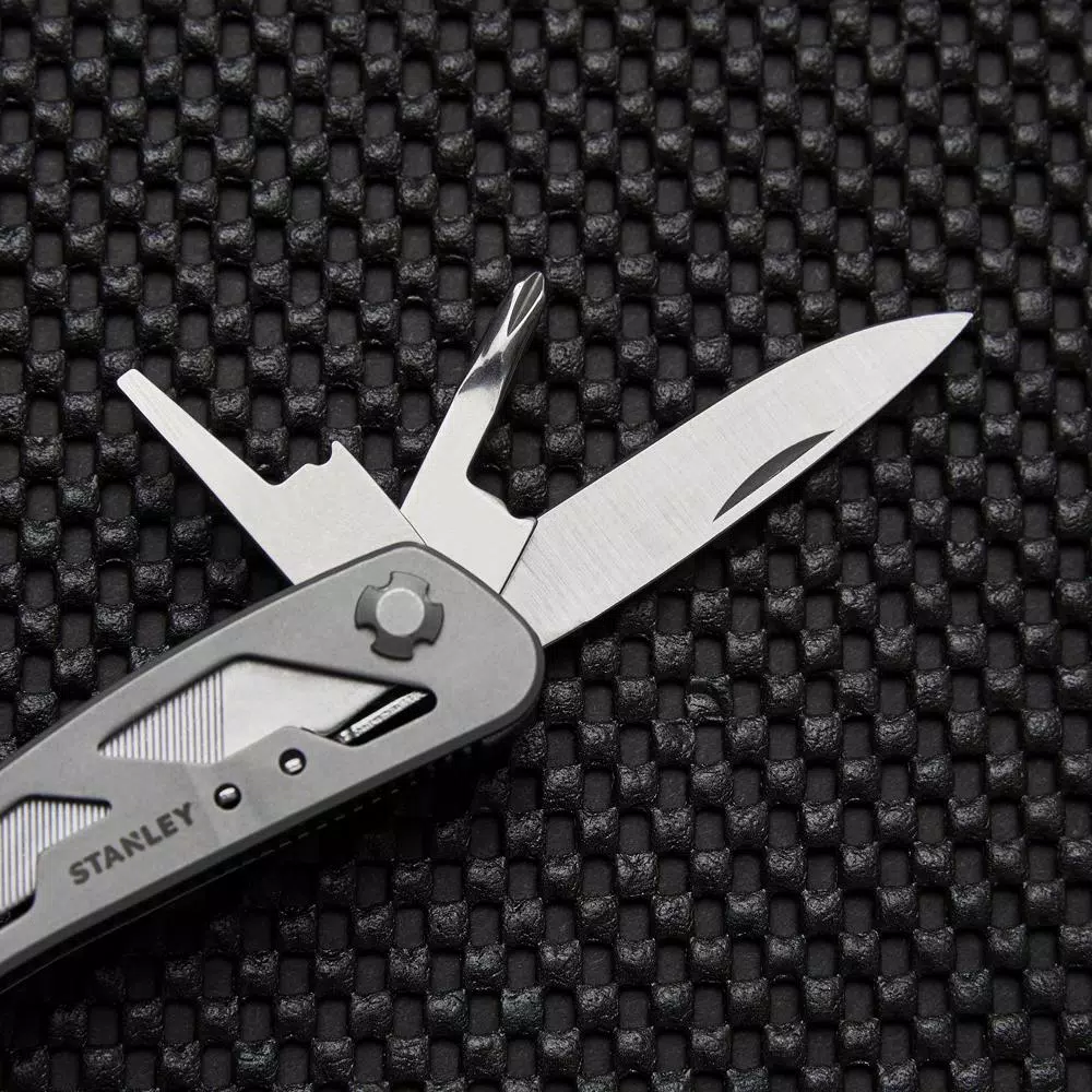 Stanley 12-in-1 Multi-Tool with Nylon Holster, Stainless Steel Hand Tool