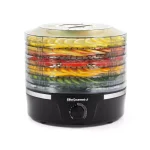 Elite Gourmet 350W Food Dehydrator with 5 BPA-Free Trays and Adjustable Temperature Control, Black thumbnail 2