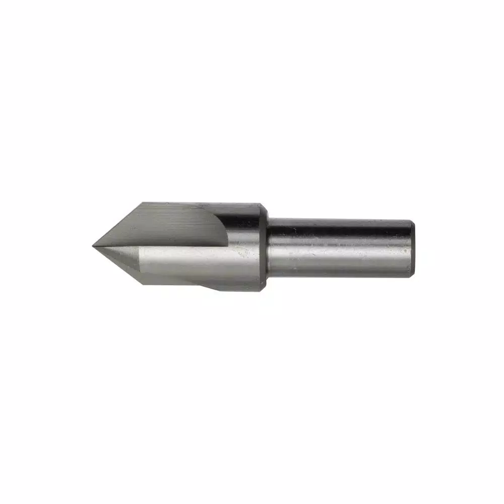 Drill America 3/4 in. x 1/2 in. Shank 82-Degree High Speed Steel 3-Flute Countersink Bit